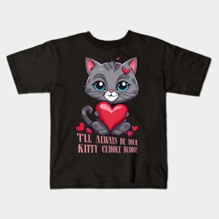 Forever Your Kitty Cuddle Buddy Kids T-Shirt